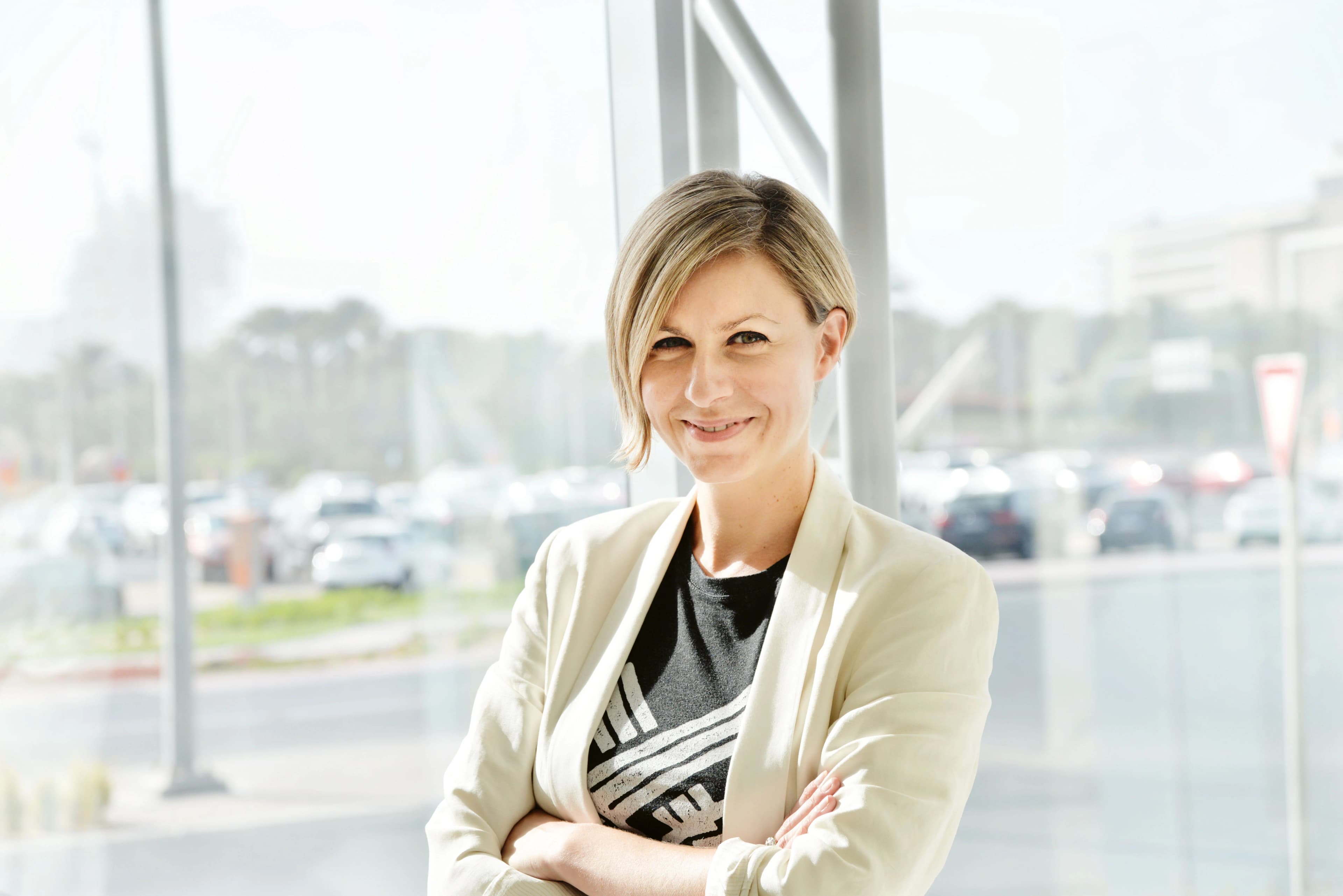 Meredith Carson of Growth Ensemble smiling for the camera